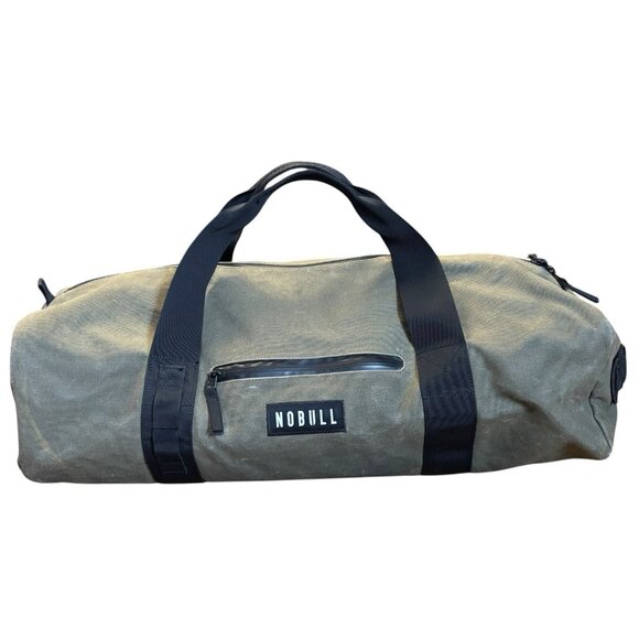 Nobull Waxed Canvas XL Duffle Bag Traditional Pack Travel Vacation Gym - Picture 1 of 14